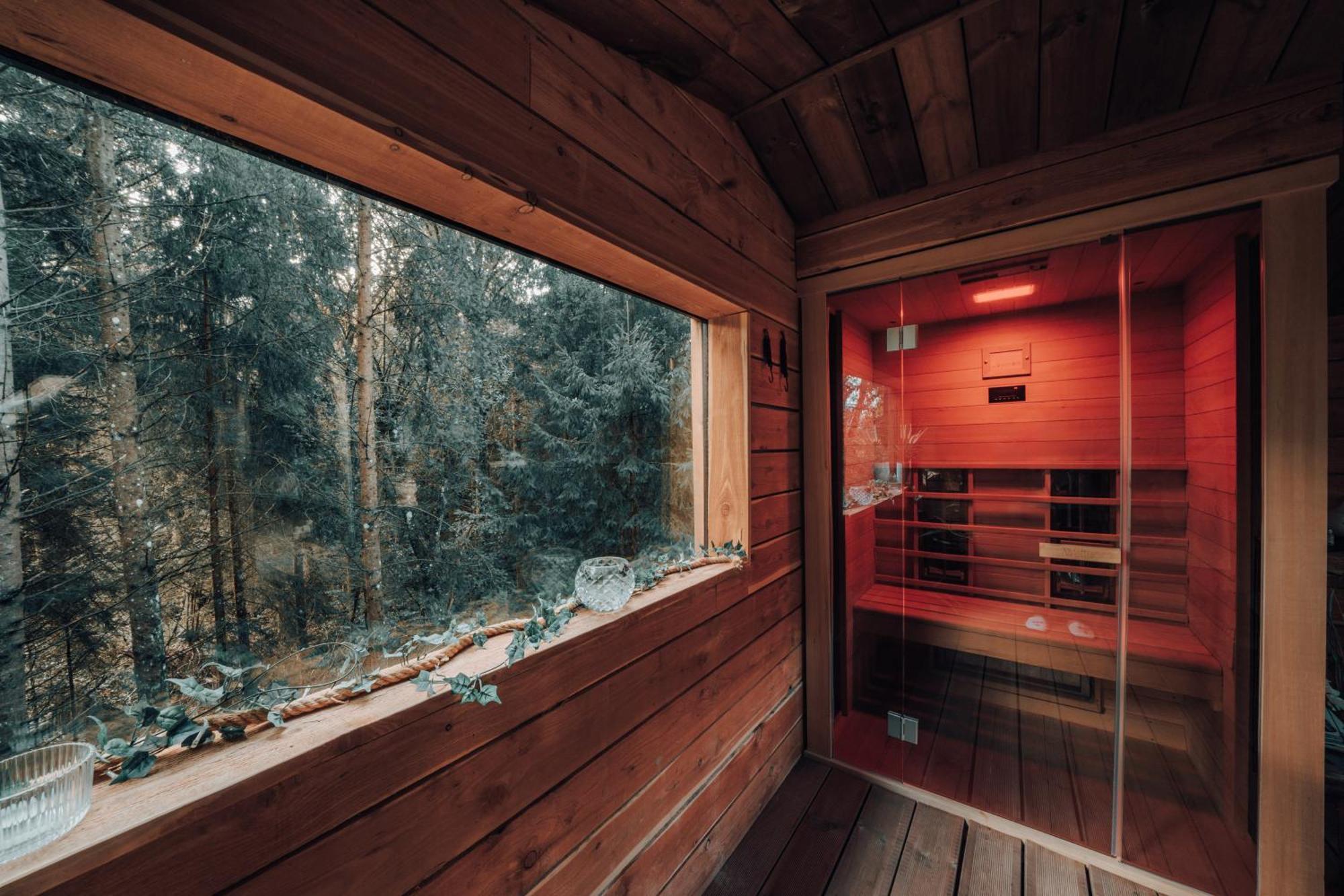 Ferienwohnung Wooden Nest Durbuy Exterior foto