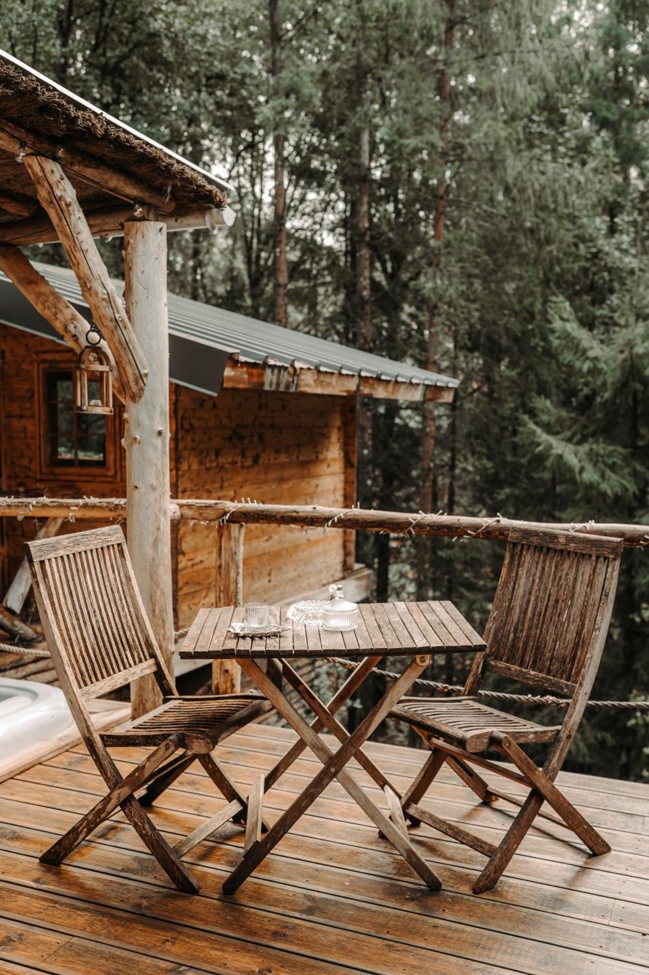 Ferienwohnung Wooden Nest Durbuy Exterior foto