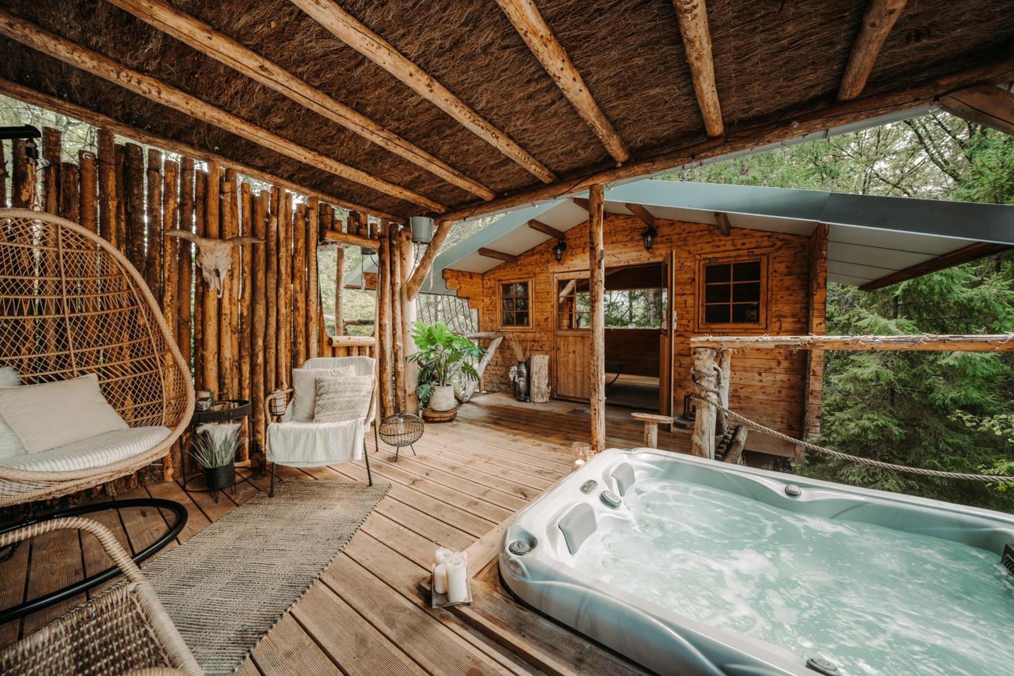Ferienwohnung Wooden Nest Durbuy Exterior foto