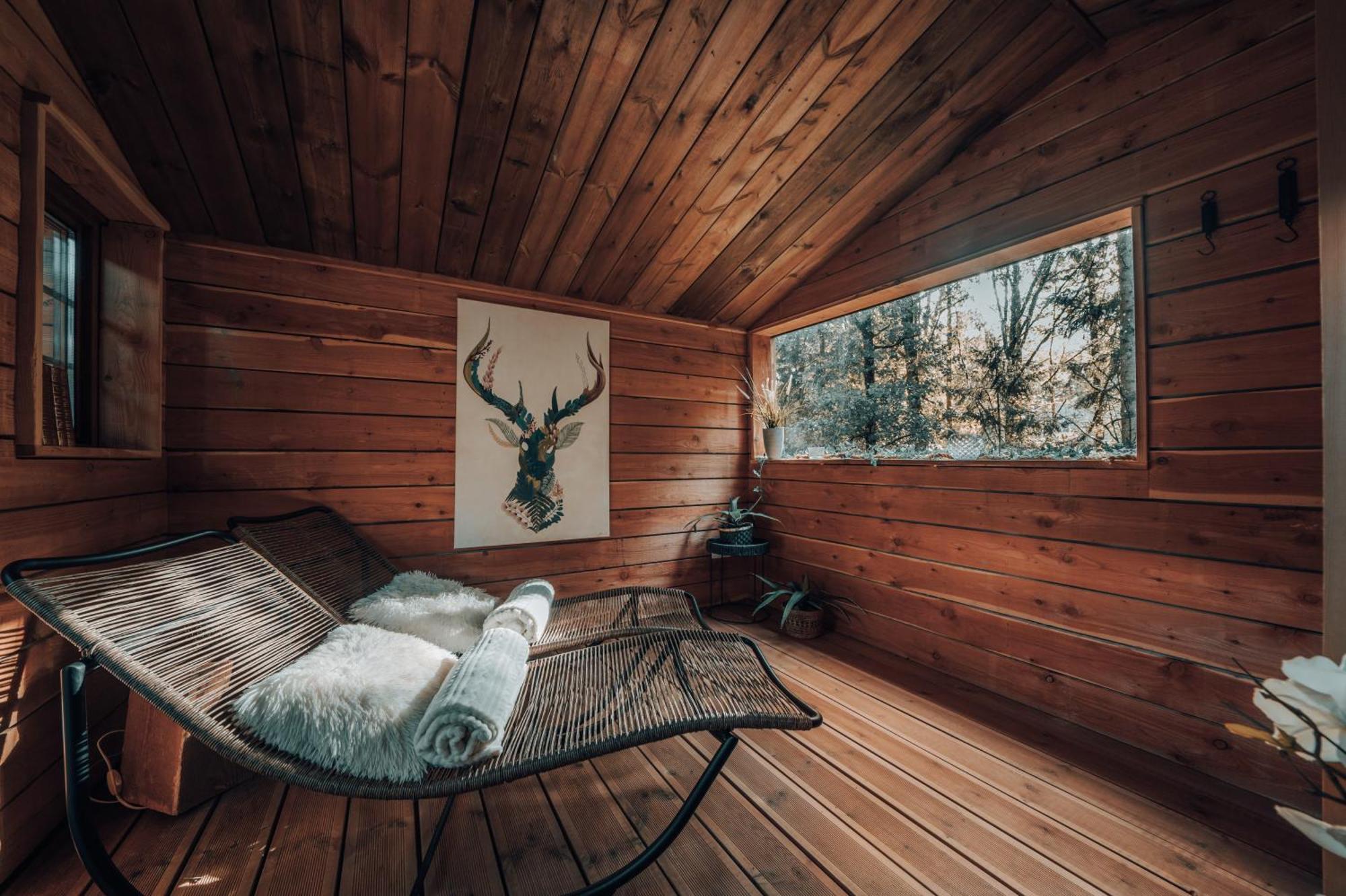 Ferienwohnung Wooden Nest Durbuy Exterior foto