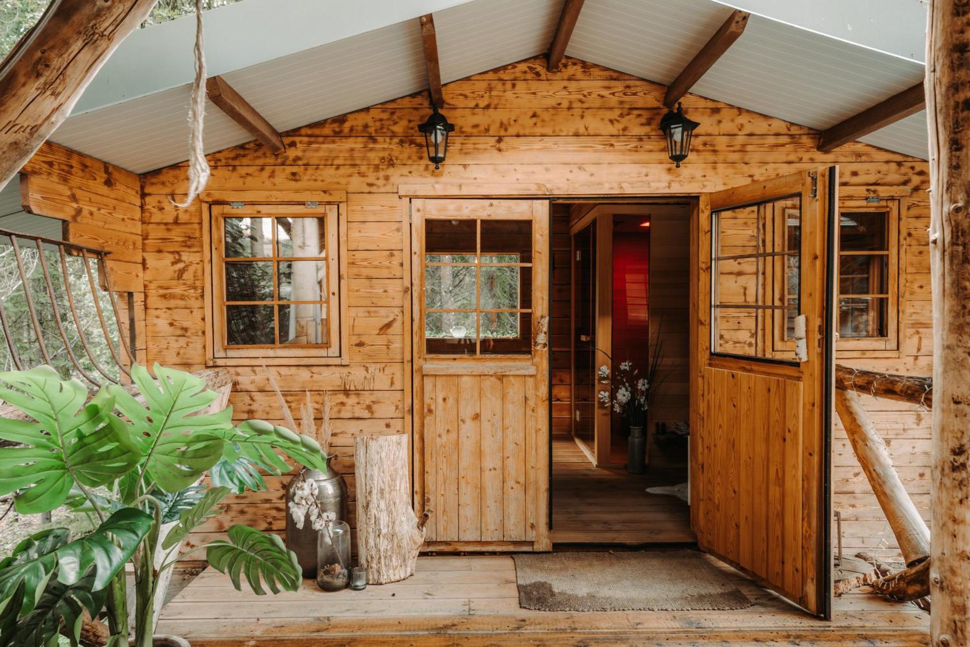 Ferienwohnung Wooden Nest Durbuy Exterior foto