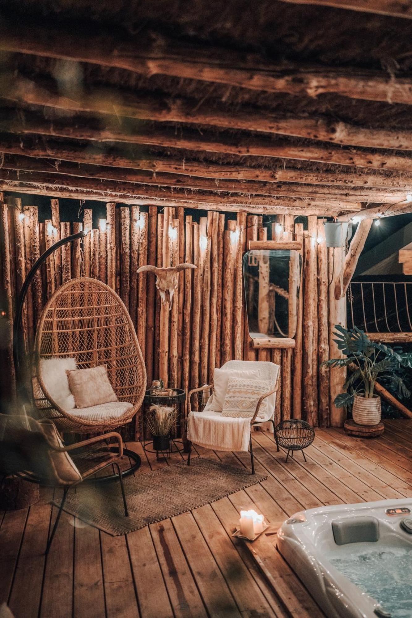 Ferienwohnung Wooden Nest Durbuy Exterior foto